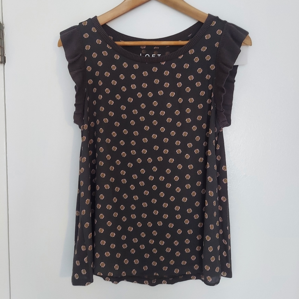 LOFT Print Top
